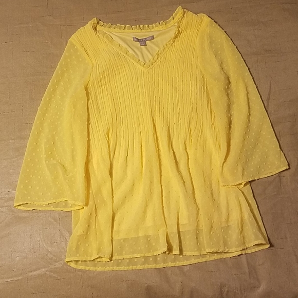 Valerie Stevens Yellow Blouse - Picture 3 of 7
